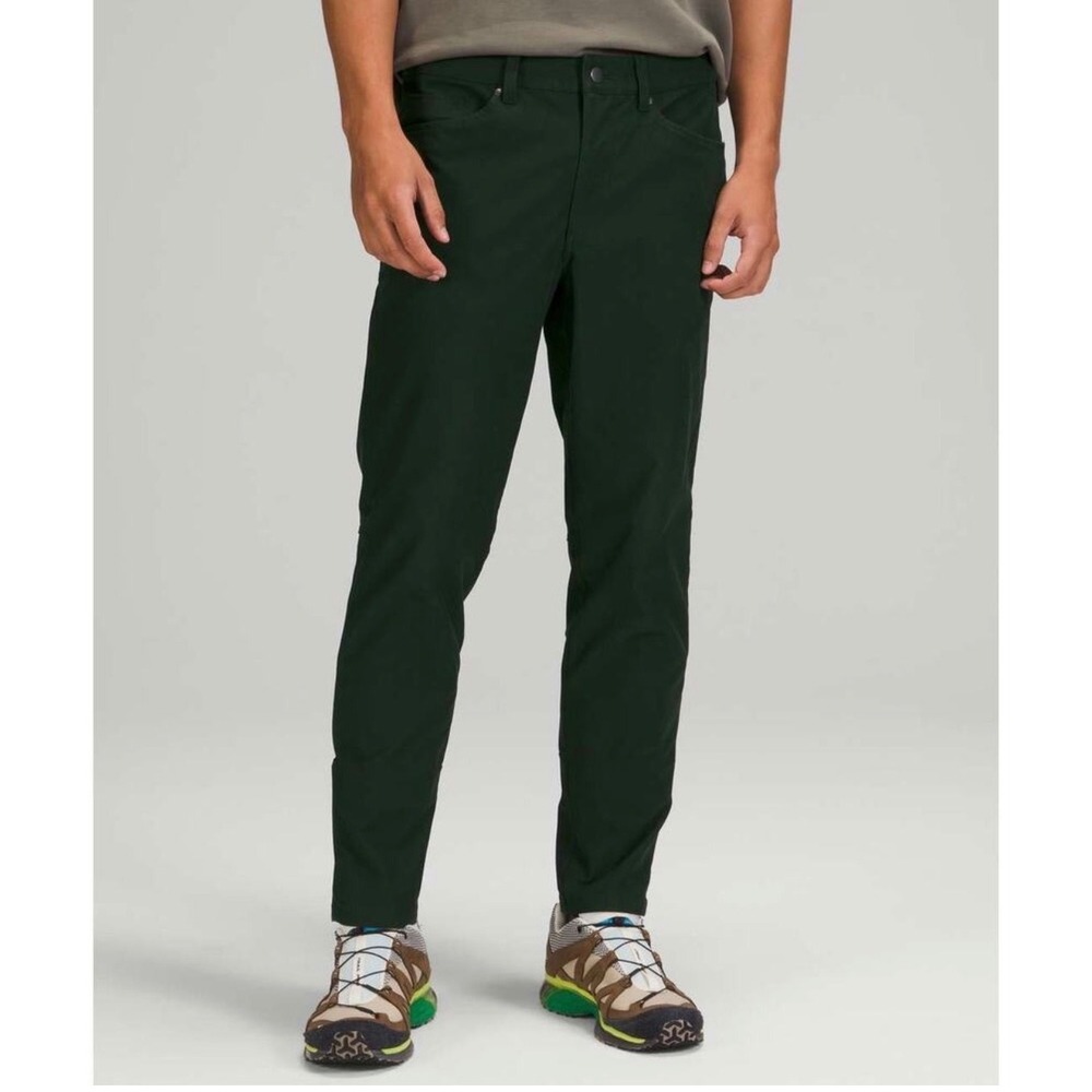 Lululemon ABC Slim-Fit Golf Trouser 32" green 36 athletic performance casual
